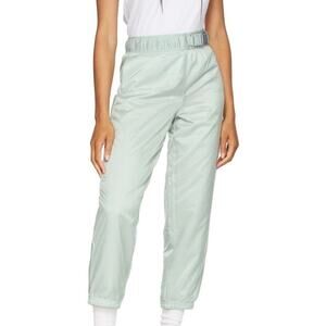 Nike Womens Tech Mesh Buckle Belted High Rise Joggers S Seafoam Green Streetwear